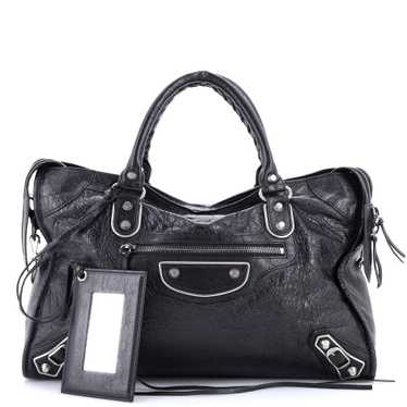 Balenciaga City Classic Metallic Edge Bag Leather… - image 1