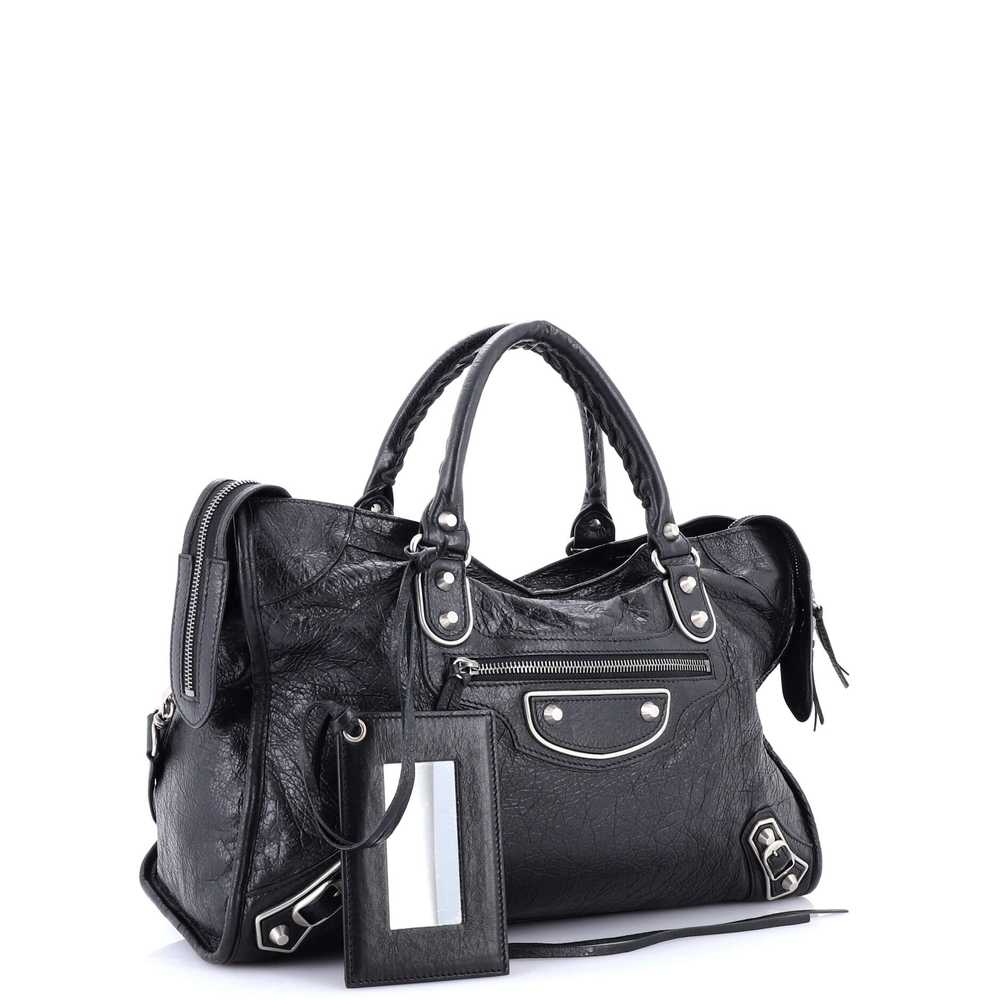 Balenciaga City Classic Metallic Edge Bag Leather… - image 2