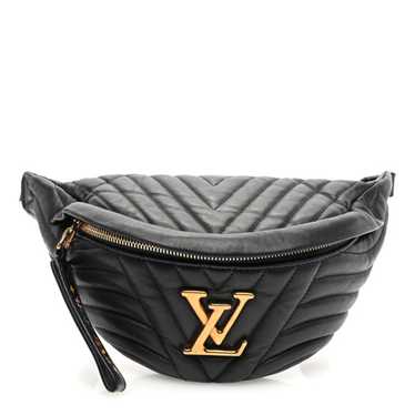 LOUIS VUITTON Calfskin Quilted New Wave Bumbag Bla