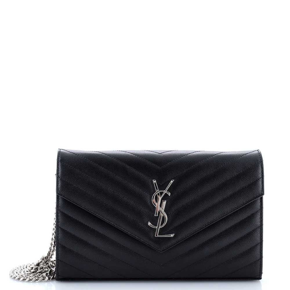 Saint Laurent Classic Monogram Wallet on Chain Ma… - image 1