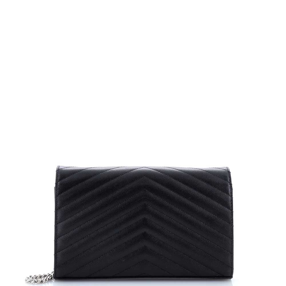 Saint Laurent Classic Monogram Wallet on Chain Ma… - image 3