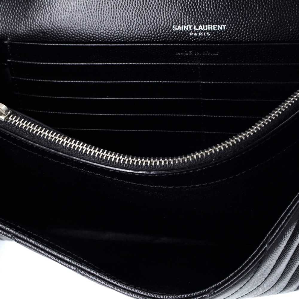 Saint Laurent Classic Monogram Wallet on Chain Ma… - image 5