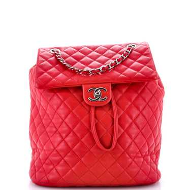 CHANEL Urban Spirit Backpack Quilted Lambskin Larg