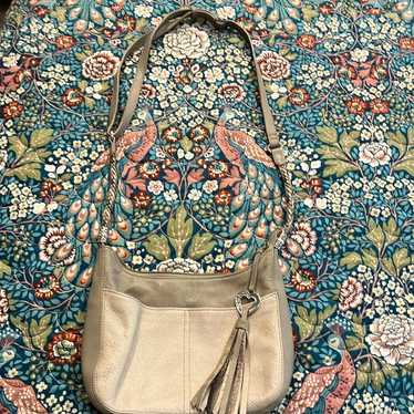 Brighton Barbados zip top hobo crossbody bag