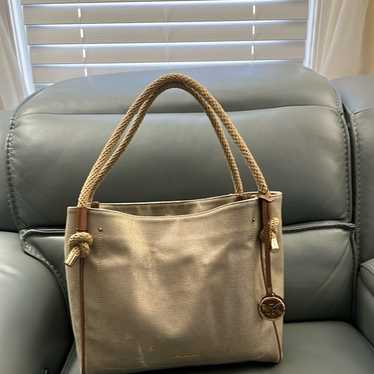 Michael Kors tote! Rope handles with gold hardwar… - image 1