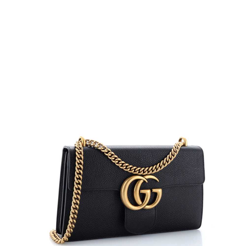 GUCCI GG Marmont Chain Shoulder Bag Leather Medium - image 2