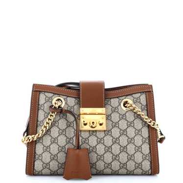 GUCCI Padlock Chain Tote GG Coated Canvas Small - image 1