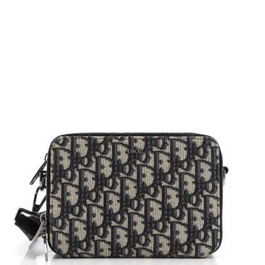 Christian Dior Double Zip Crossbody Pouch Oblique… - image 1