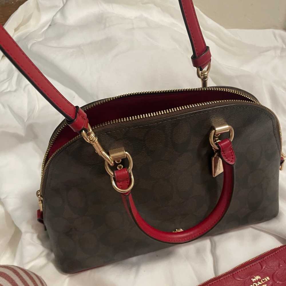 Coach Katy Satchel like new - image 5