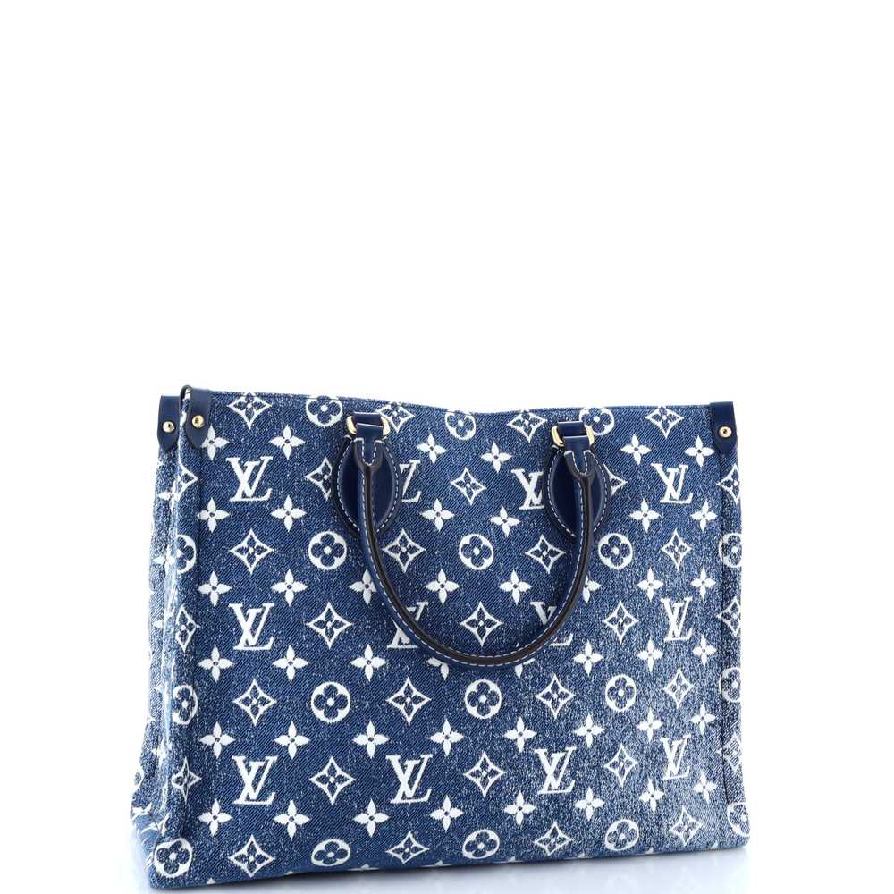 Louis Vuitton OnTheGo Tote Monogram Jacquard Deni… - image 2