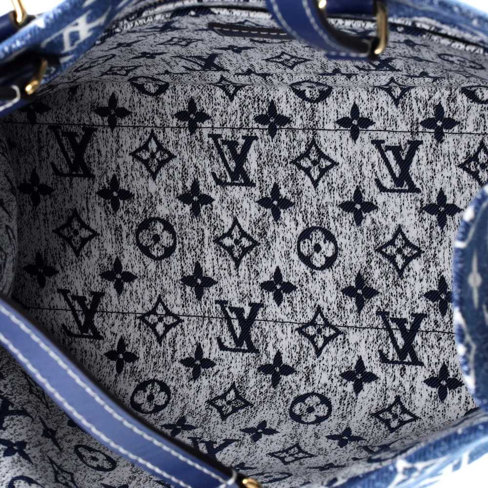 Louis Vuitton OnTheGo Tote Monogram Jacquard Deni… - image 5