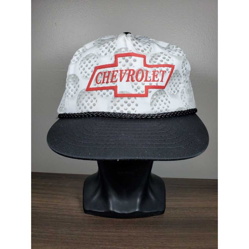 Chevy × Nissin Vintage Chevrolet Hat Golf Ball De… - image 2