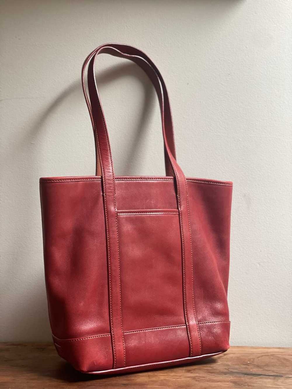 Deep Red Leather Coach Tote | Used, Secondhand,… - image 2