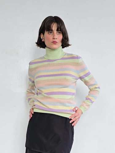 Escada Sport Pastel Stripes Cashmere Sweater