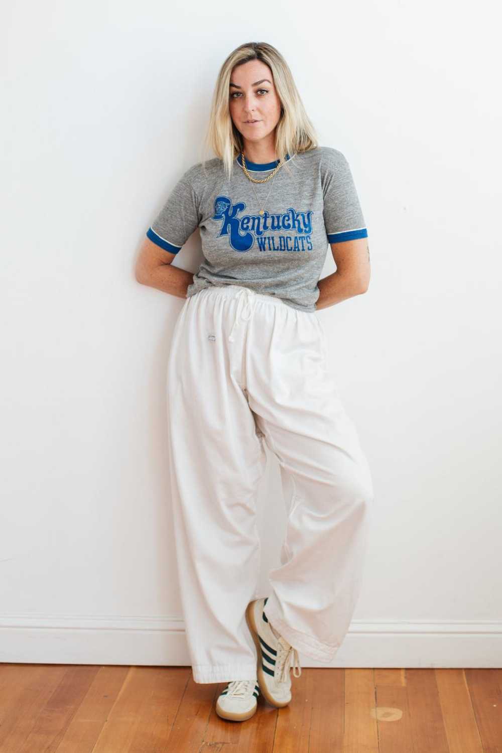 Random Vintage Vintage Kentucky Wildcats Ringer T… - image 1