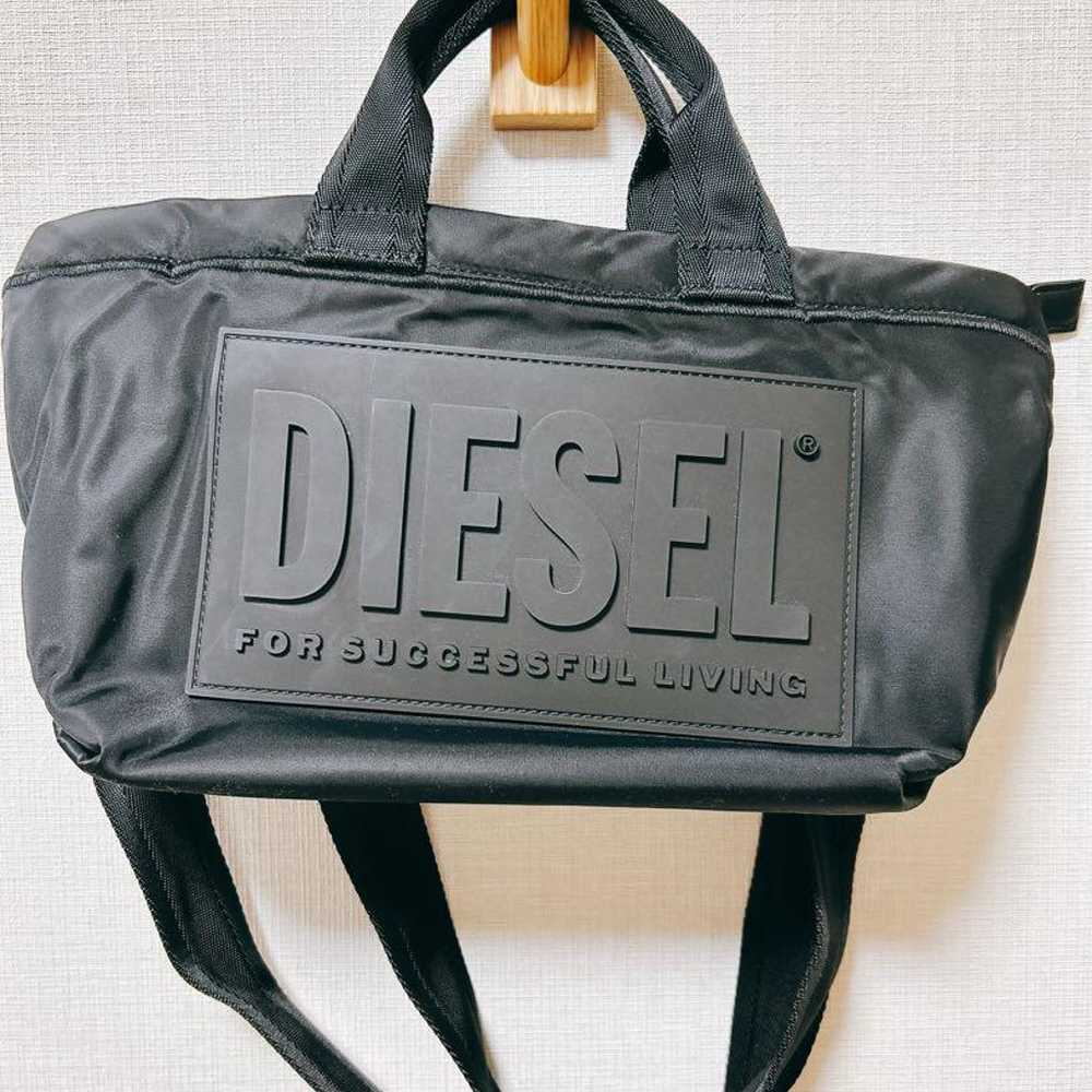 DIESEL Tote Bag Black Nylon - image 5