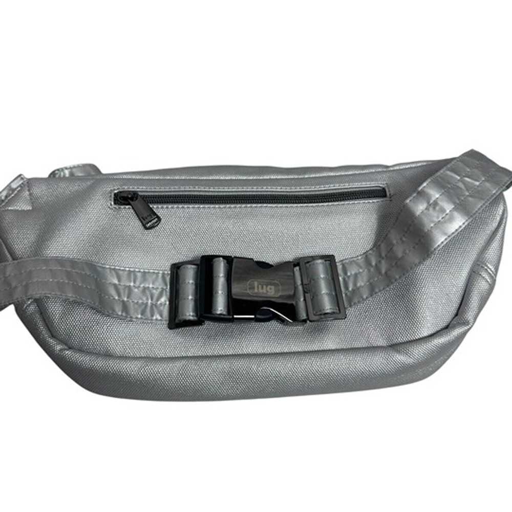 Lug Silver Matte Luxe Vegan Leather Belt Bag - image 5