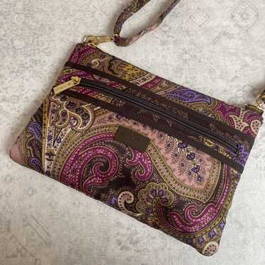 Etro Paisley Pattern Shoulder Bag Nylon Women's E… - image 1