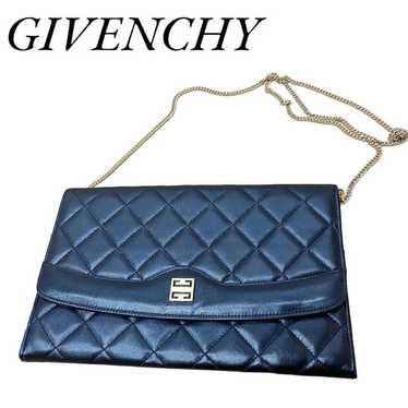 Givenchy Shoulder Bag Vintage Chain Gold Hardware 