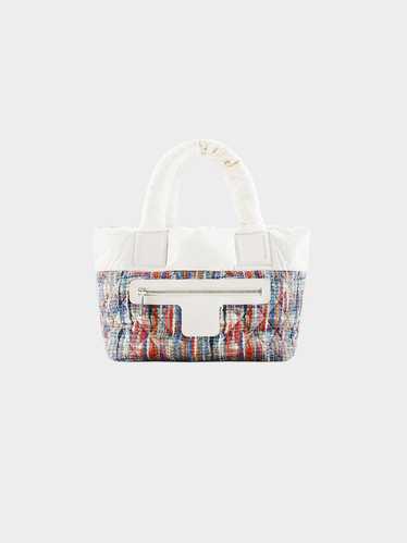 Chanel 2014 Nylon Coco Cocoon Tweed Print Tote Bag