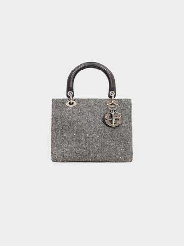 Christian Dior 1998 Mottled Wool Tweed Lady Dior … - image 1