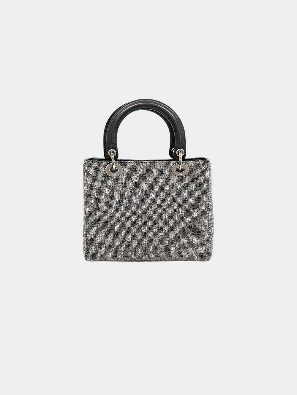 Christian Dior 1998 Mottled Wool Tweed Lady Dior … - image 2