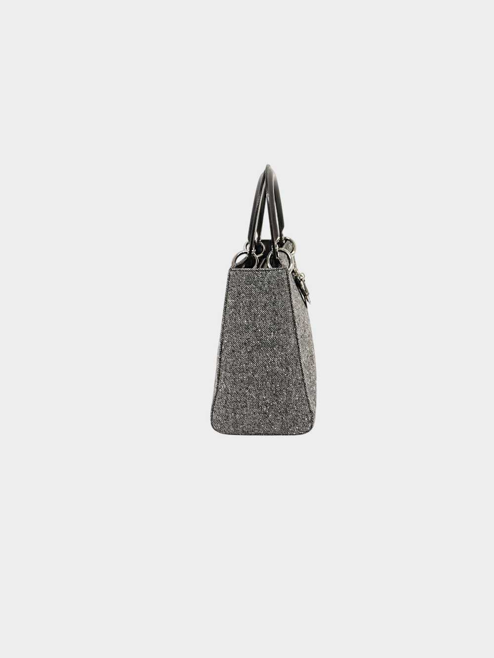 Christian Dior 1998 Mottled Wool Tweed Lady Dior … - image 3