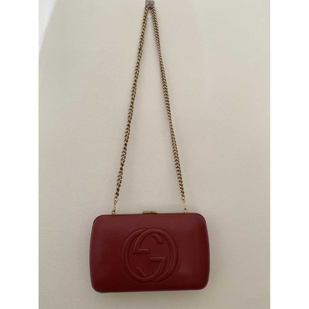 Gucci Soho leather clutch bag - image 9