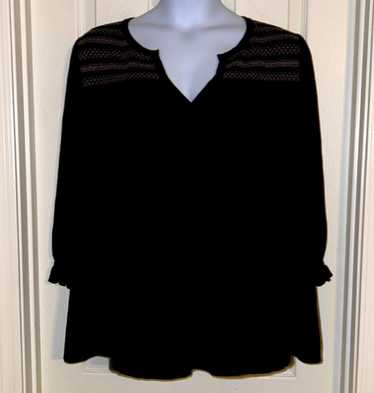 Designer Lane Bryant Long Sleeve Embroidered Top … - image 1