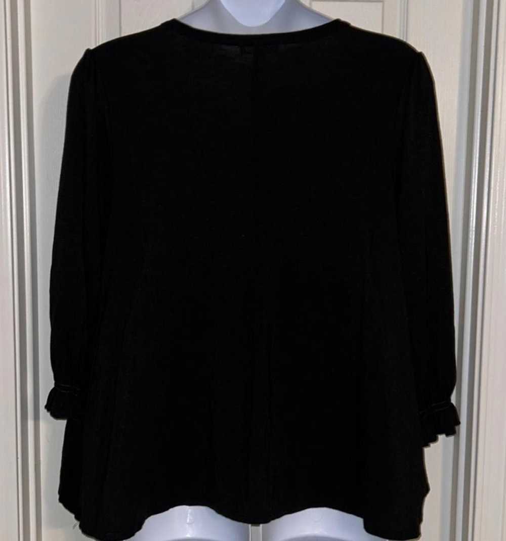 Designer Lane Bryant Long Sleeve Embroidered Top … - image 4