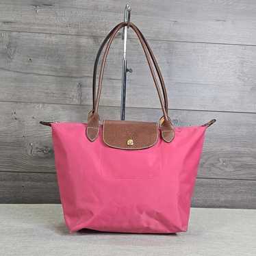 Longchamp Lepliage Nylon Leather Tote Shoulder Bag - image 1