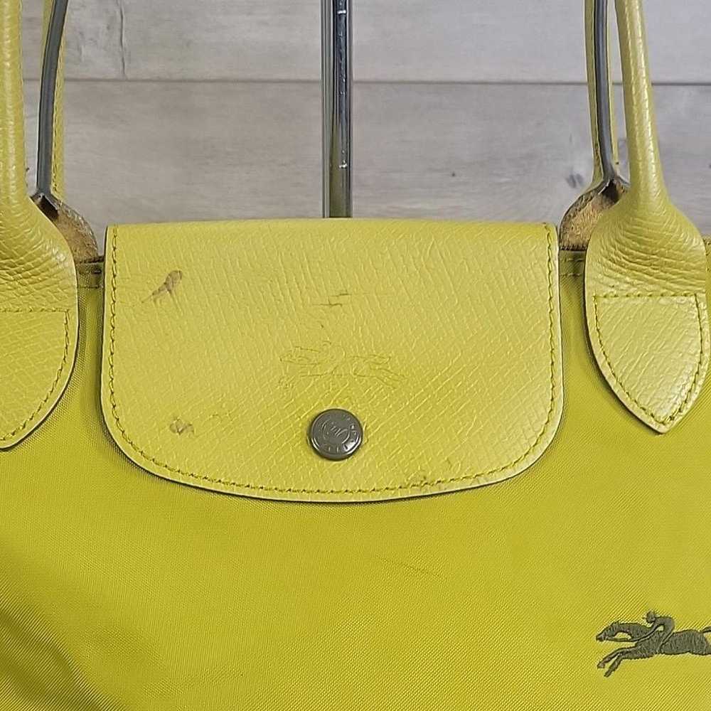 Longchamp Lepliage Golden Yellow Tote Shoulder Bag - image 2