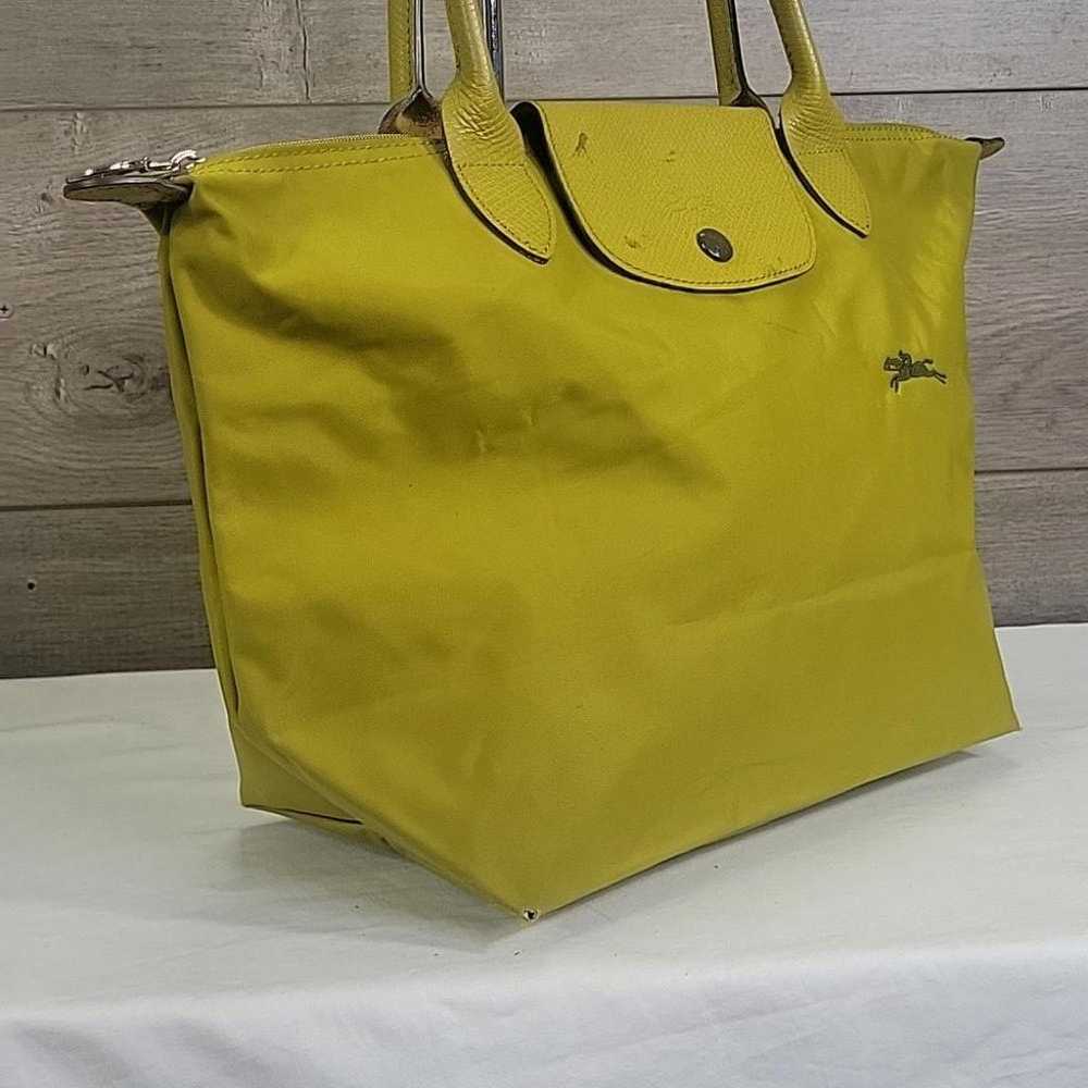 Longchamp Lepliage Golden Yellow Tote Shoulder Bag - image 3