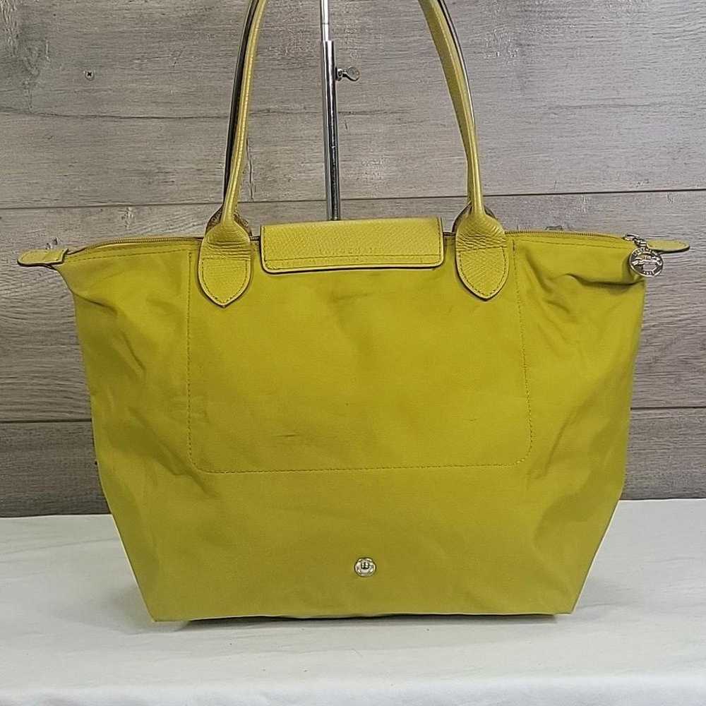 Longchamp Lepliage Golden Yellow Tote Shoulder Bag - image 4