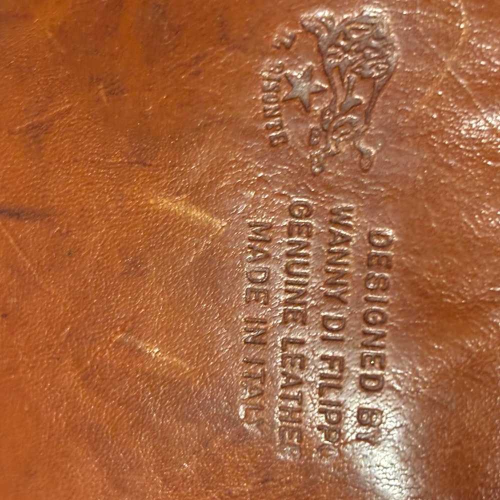 Vintage Leather made in Italy Il Bisonte Crossbod… - image 5