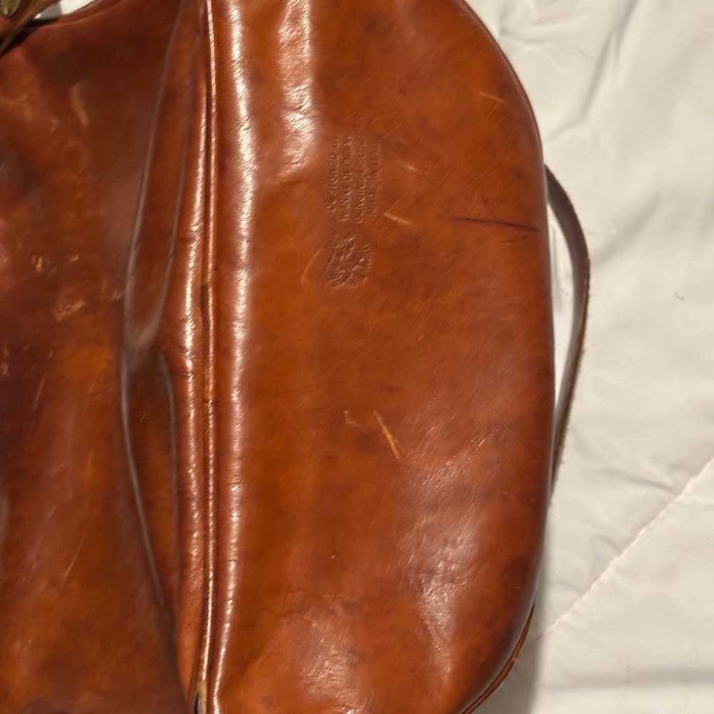 Vintage Leather made in Italy Il Bisonte Crossbod… - image 6