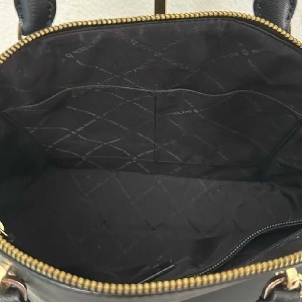 Michael Kors Black Leather Dome Bag - image 10