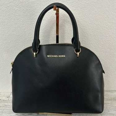 Michael Kors Black Leather Dome Bag - image 1