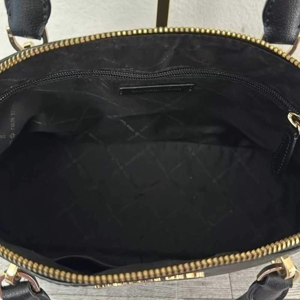 Michael Kors Black Leather Dome Bag - image 8