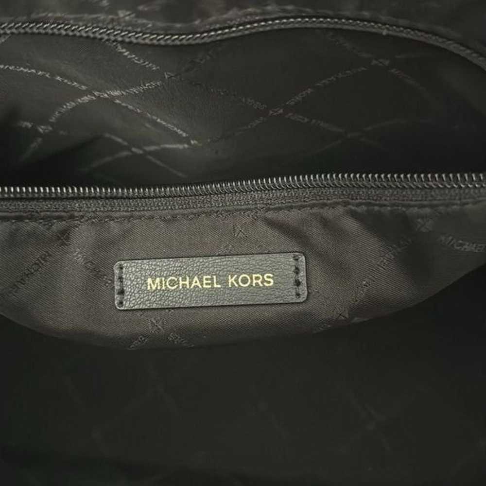 Michael Kors Black Leather Dome Bag - image 9