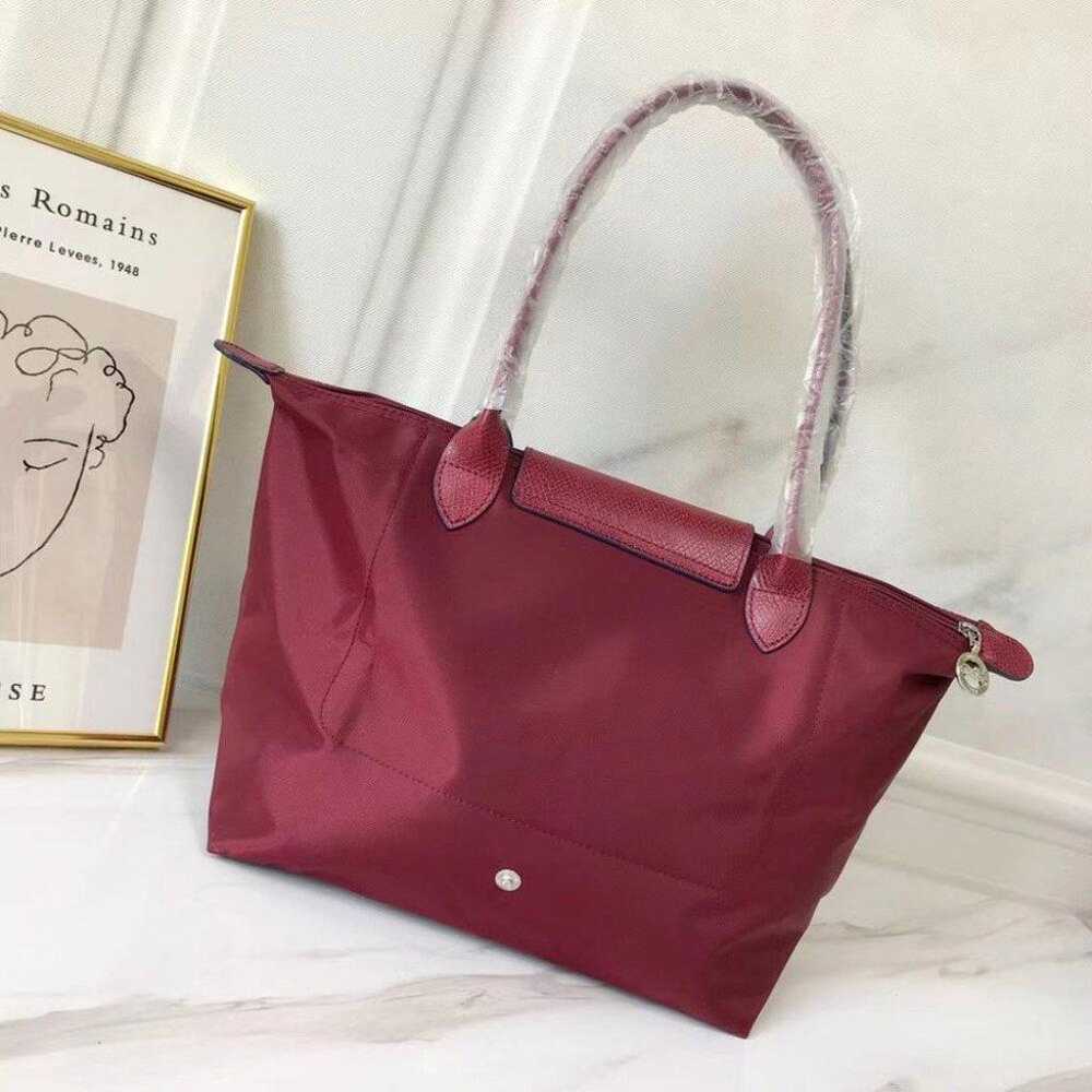 NWT Longchamp Le Pliage Club 70th Medium Claret W… - image 2