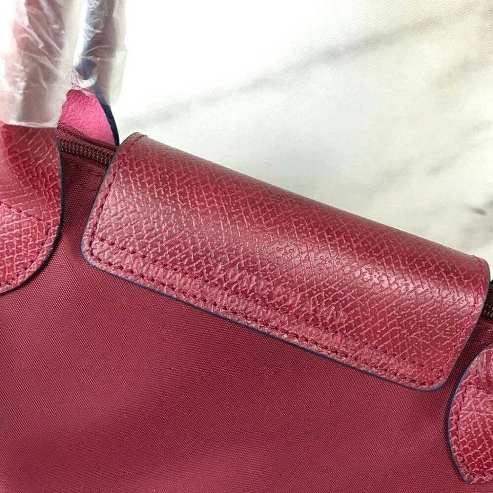 NWT Longchamp Le Pliage Club 70th Medium Claret W… - image 5