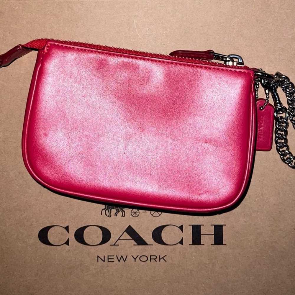 EUC COACH Nolita 15 New York Red Leather Converta… - image 2