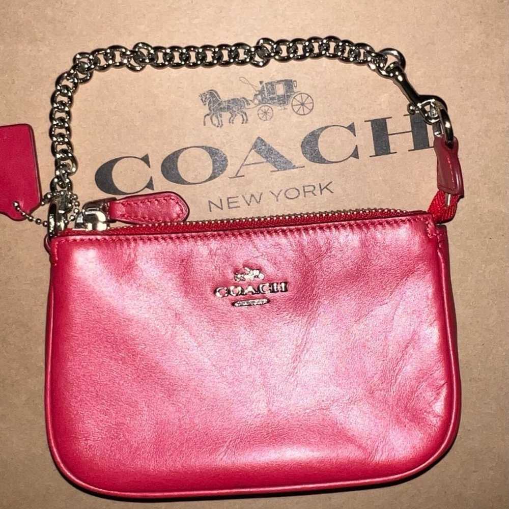 EUC COACH Nolita 15 New York Red Leather Converta… - image 3