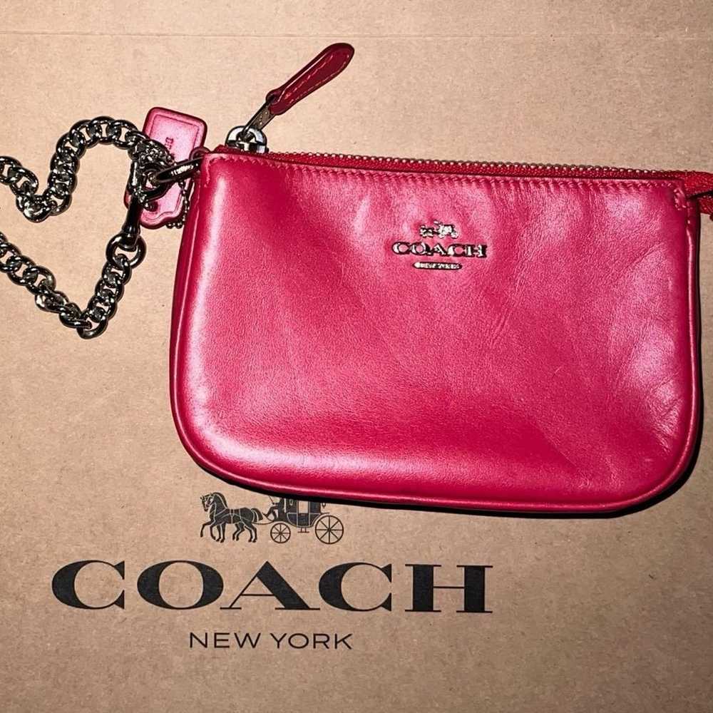 EUC COACH Nolita 15 New York Red Leather Converta… - image 4