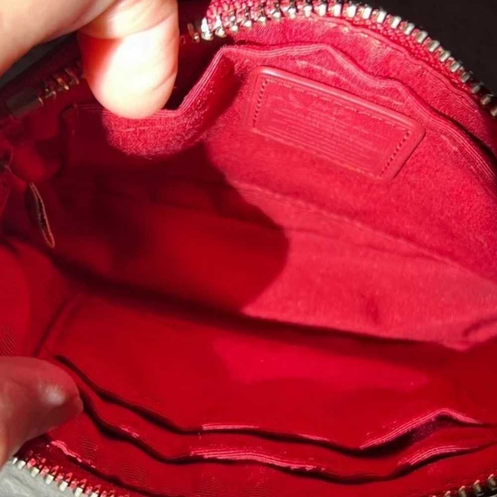 EUC COACH Nolita 15 New York Red Leather Converta… - image 6