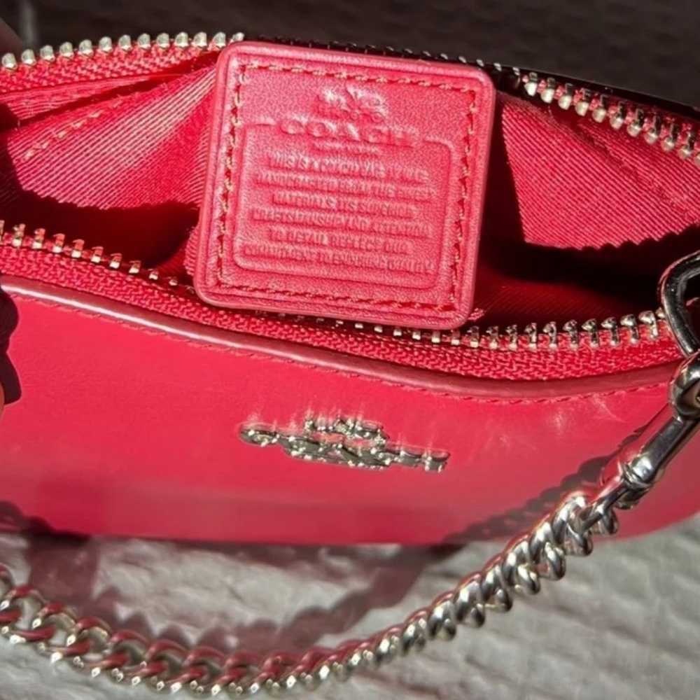 EUC COACH Nolita 15 New York Red Leather Converta… - image 7