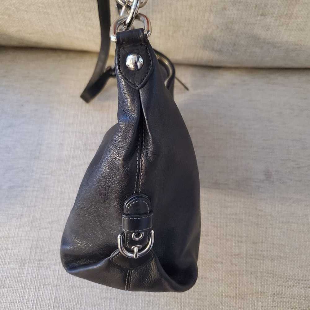 Coach Madison Hailey Hobo Bag in Black Leather - image 7