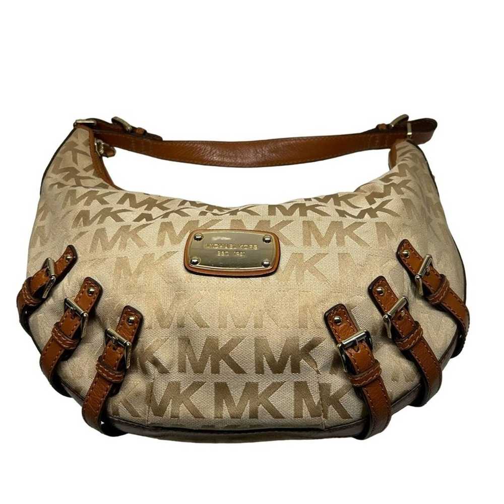 Michael Kors Tan  Logo with extra hardware EUC - image 2