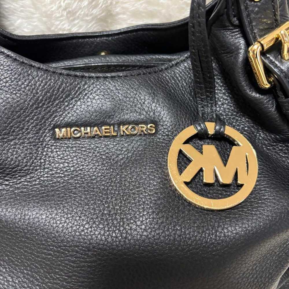 Michael Kors handbag, black, stylish, cute, with … - image 2